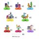thumbnail image 2 of Pack 8 Adornos Mesa Numberblocks Cumpleaños 18 Cm Decoración, 2 of 6