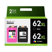 Cartuchos De Tinta Valuetoner 62Xl En Negro Y Color Para Hp 62