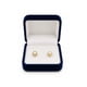 thumbnail image 3 of Aros Perla Blanca Redondela 5mm Oro 18k 0.90gr Mujer Niña Dorado, 3 of 6