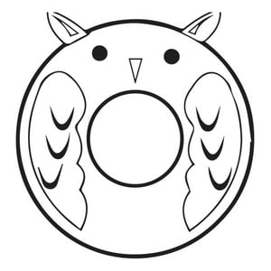 Rienda Libre Graphics - Decomural O Is For Owl Alphabet Nursery Ws-34466