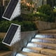 thumbnail image 4 of 2pcs Solar Step Lights LED Solar Stair Lights Outdoor Waterproof Solar Step Lights For Hallway Path Doorway Garage Doorway, White, 4 of 4