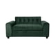 thumbnail image 3 of Sofa Dos Cuerpos Brazo Redondo Felpa Verde Oscuro, 3 of 3