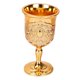 thumbnail image 2 of Cobetina De Vino De Metal, Patrón De Tallado Hecho A Mano Copa De Copa Cenas Decoración Decoración Oro Oro, 2 of 2