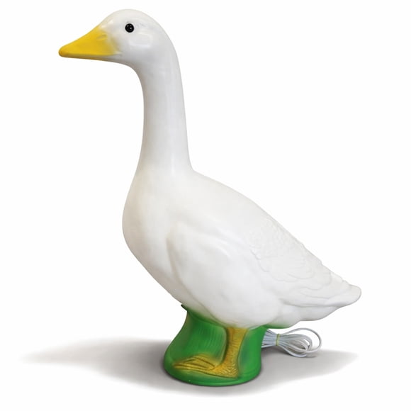 Estatua de ganso salvaje iluminada de Union Products para césped y jardín, 58 cm