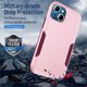 thumbnail image 3 of Para Apple iPhone 14 Plus Funda a Prueba de Golpes Resistente Protección de Cuerpo Completo de Alta Resistencia a Prueba de Polvo/caídas Cubierta Funda, Rosa, para iPhone 14 Plus, 3 of 6