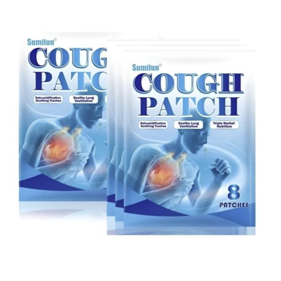 24 Parches Para el Resfrio Gripe Tos Expectorante