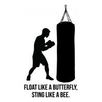Rienda Libre Graphics - Decomural Float Like A Butterfly Muhammad Ali Ws-42923