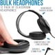 thumbnail image 2 of Auriculares resistentes para aula Barks, paquete de 12, alta durabilidad, 2 of 6