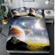 thumbnail image 1 of Blue Space Starry Sky Quilt Duvet Cover Set Comforter Cover Doona Cover Soft3-Piece Bedding Set, 1 of 4