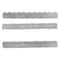 Bothyi - 3 Piezas De Regla De Rasgado De Papel Resistente Para La Fabricación De Tarjetas De Decoración De Arte De Colección De Recortes