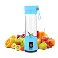 Total Upgrate - Juguera Licuadora Batidora Jugos Portatil Recargable Usb Azul