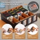thumbnail image 4 of Caja de Almacenamiento para Cartas Komick 3000+ Cuero PU Negro/Oro, 4 of 6