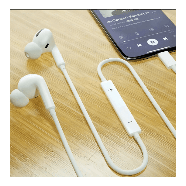 Audifonos Con Cable Tipo C Para iPhone Y Android Irm Lider