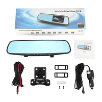 Genérico - Espejo Retrovisor Con Cámara Dvr | Seguridad Full Hd 1080P