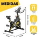 thumbnail image 5 of Bicicleta Spinning Anti shock Pro 14 KG Disco 1016-4 amarillo, 5 of 9