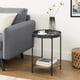 thumbnail image 2 of Mesa Lateral Auxiliar 2 Niveles Madera 42x42x52cm Negro, 2 of 6