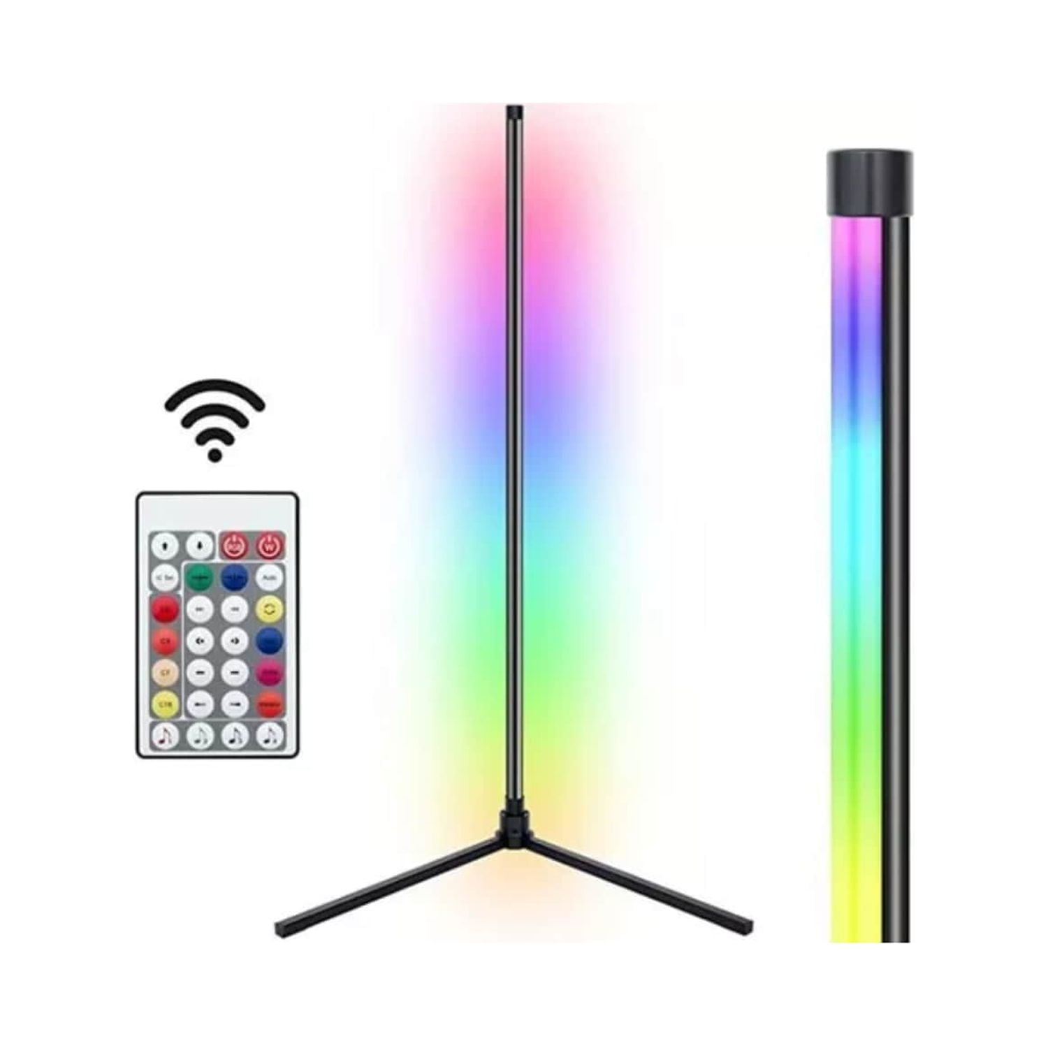 Importclick - Lámpara Pie Led Rgb Control Remoto 130 Cm