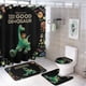 thumbnail image 1 of El buen dinosaurio-theme 4-Piece Shower Curtain Set with Rugs, Waterproof Bathroom Decor Set Includes Bath Mat, U-Shaped Rug, Toilet Lid Cover and Curtain with Hooks, 1 of 6
