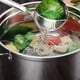 thumbnail image 1 of 1pc 2 In 1 Soup Spoon, Long Handle Home Ladle Strainer, Stainless Steel Cooking Colander, Kitchen Porridge Scoop Tableware Tool, 1 of 2