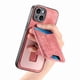 thumbnail image 4 of Funda Billetera con Soporte para iPhone 15 Plus Protector Delgado Rosa, 4 of 6