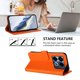 thumbnail image 4 of Funda Volteable con Diseño de Gato para Infinix Note 40 Pro Plus 5G, Naranja, 4 of 6