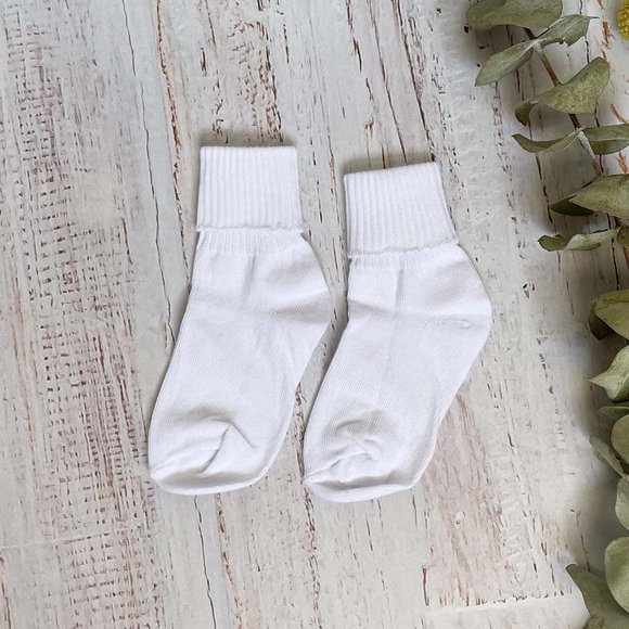 Calcetines Blancos Algodón Niño - Talla 1/2 AÑOS