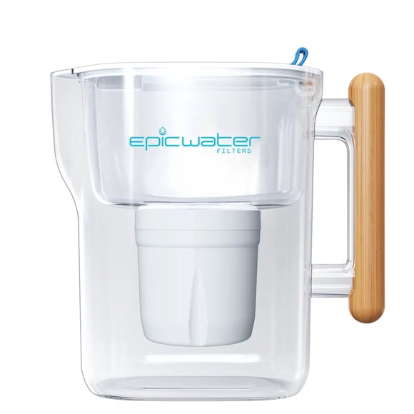 Jarra filtrante de agua Epic Water Filters Pure XP libre de BPA