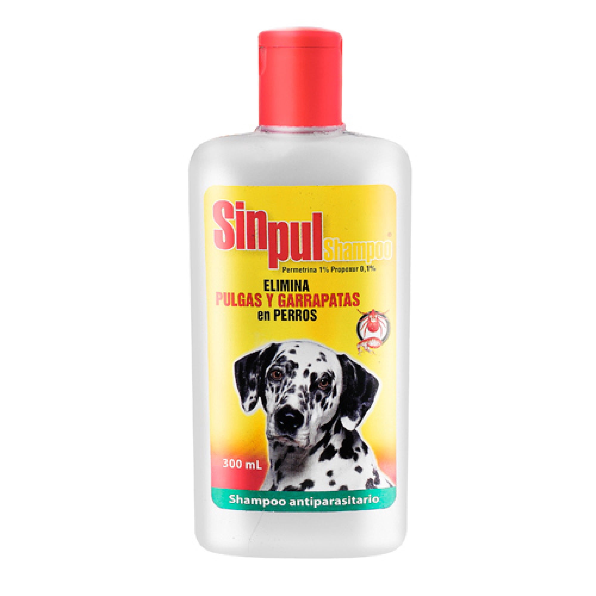 Shampoo Para Perro Antiparasitario Botella 300 ml Sinpul