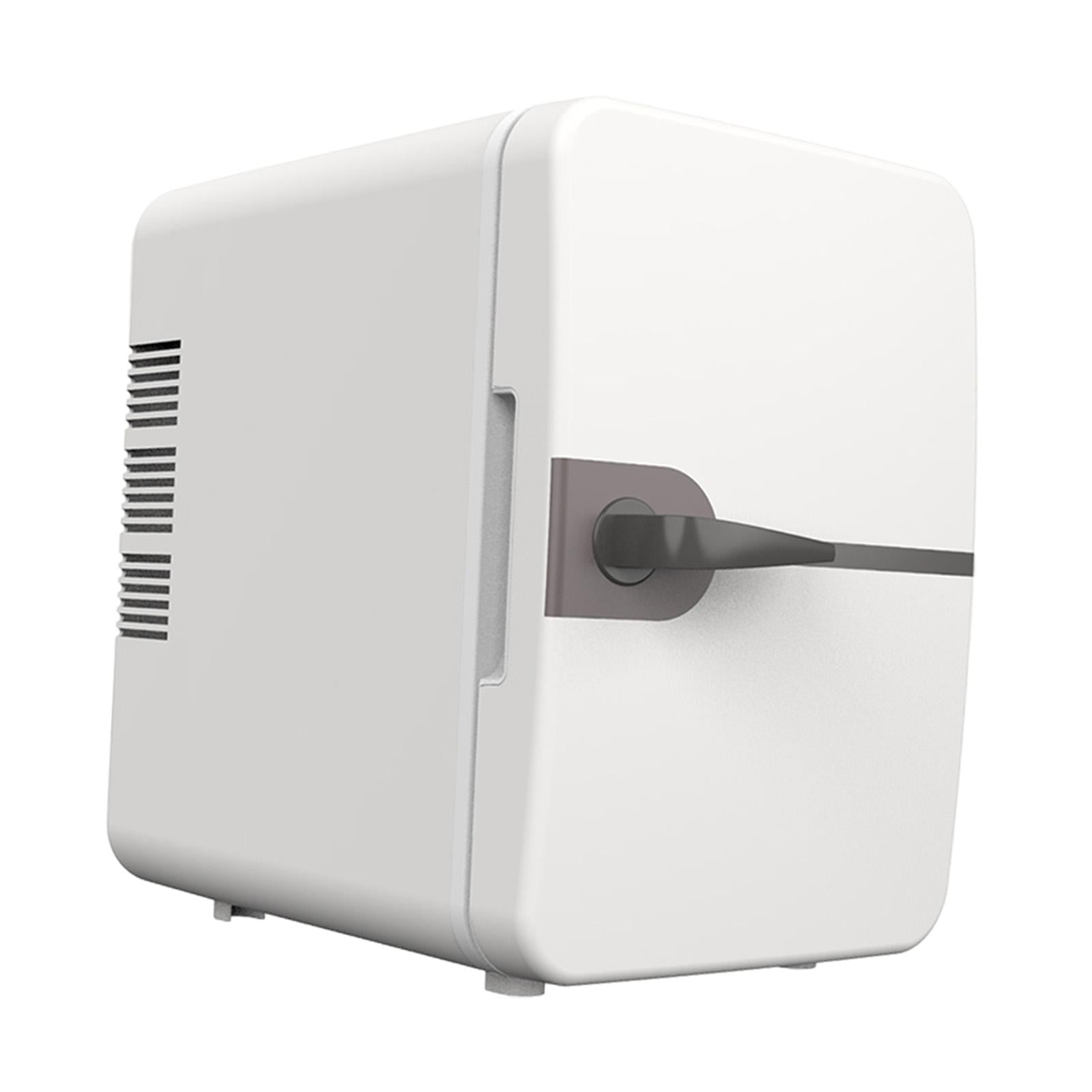 Magideal - Mini Refrigerador Termoeléctrico De 6l, Refrigerador Y Calentador De Una Sola Puerta, Refrigerador De Bebidas De 30w, Refrigerador De Bebidas Portátil , Blanco