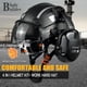 thumbnail image 2 of Casco Seguridad Safebuilder CR082VER ABS Visor Orejeras 53-63 cm, 2 of 3