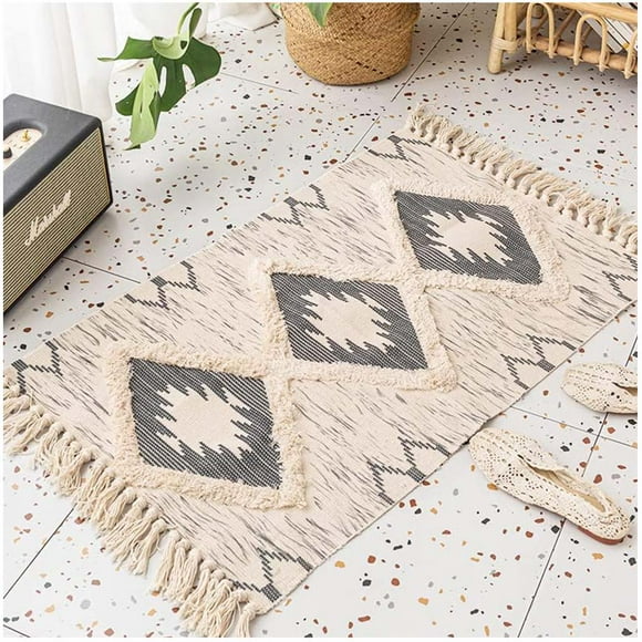 Bajada de cama Bordada Kilim de estilo etnico 60x100 cm