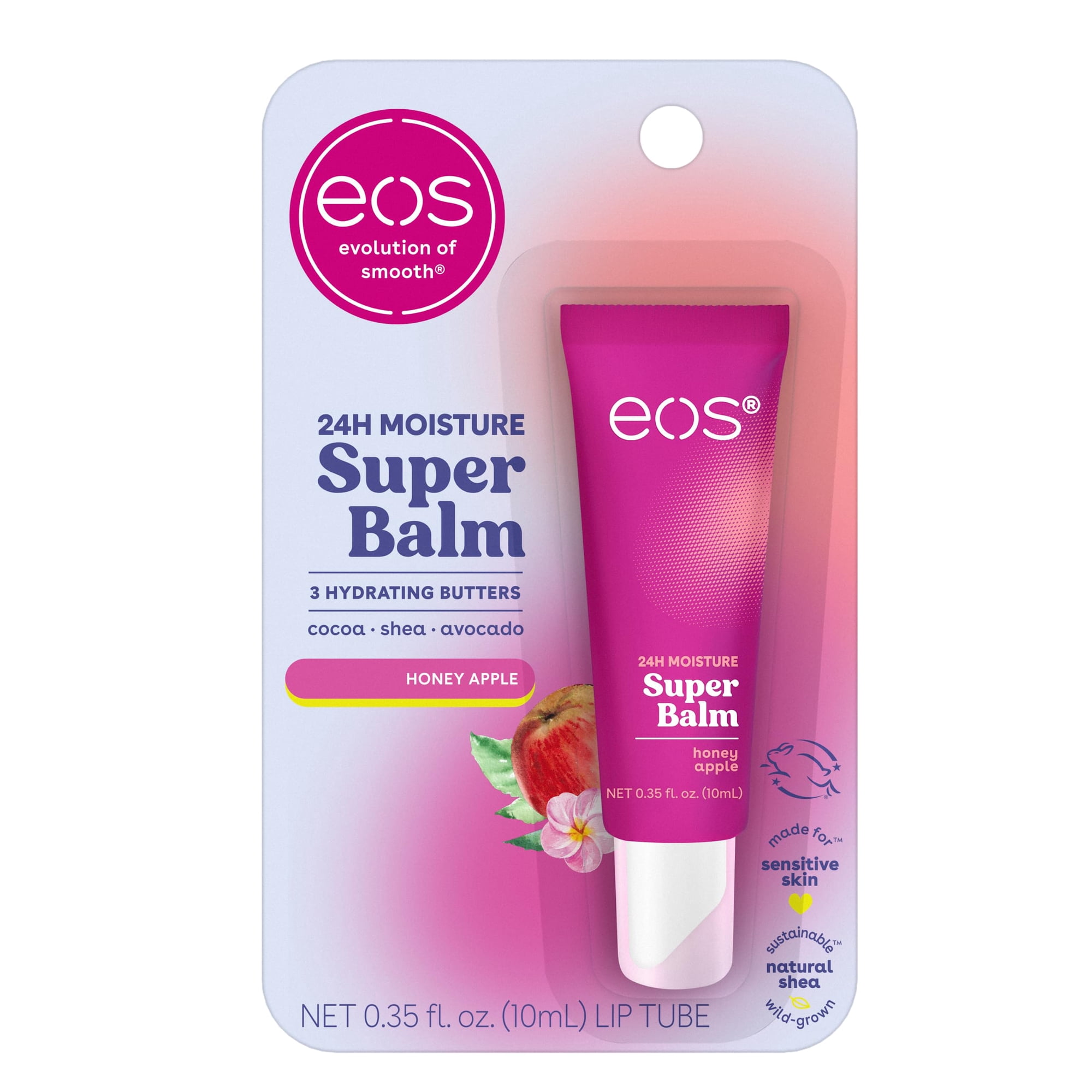 Máscara Labial Eos 24h Moisture Super Balm Honey Apple 10 Ml