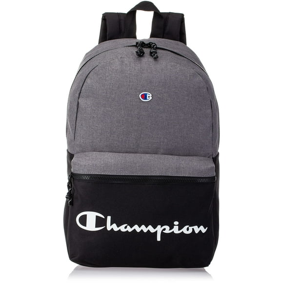 Mochila unisex Champion Manuscript color gris jaspeado talla única EE. UU.