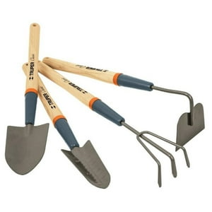 Truper - Herramientas Para Jardin Mango Largo Juego 4 Piezas