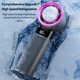 thumbnail image 2 of Ventilador de mano SAYTAY recargable de 3000 mAh, plegable, blanco, 2 of 8