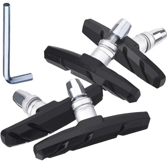 Juego de bloques de freno para bicicleta Hotop V en V, 70 mm (negro)