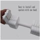 thumbnail image 4 of Mancuernas Ajustables 2FitU 1-6 kg (Blanco), 4 of 6