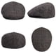 thumbnail image 2 of Wantonfy Barett Cap Herren Schiebermütze chirmmütze Gatsby Schirmmütze Newsboy Flat Cap Baskenmütze 1920 Stil Gatsby Kostüm Accessoires, 2 of 6