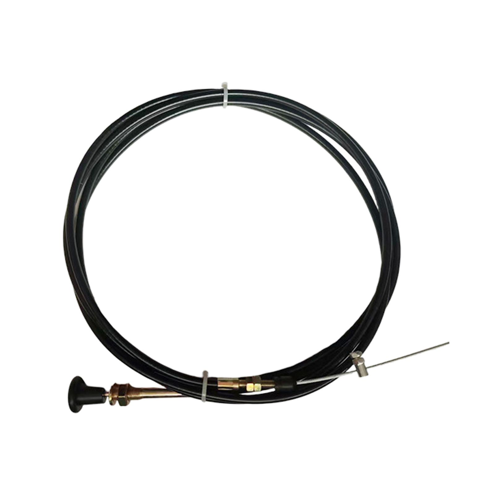 Ioensy - Cable De Control Del Estrangulador Del Carburador, Repuesto Para Furgonetas, Coches Y Camiones (2 M)