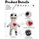 thumbnail image 2 of Set de muñecas vudú Umakeadeal Dammit Creepy Ghost Halloween, 2 of 7