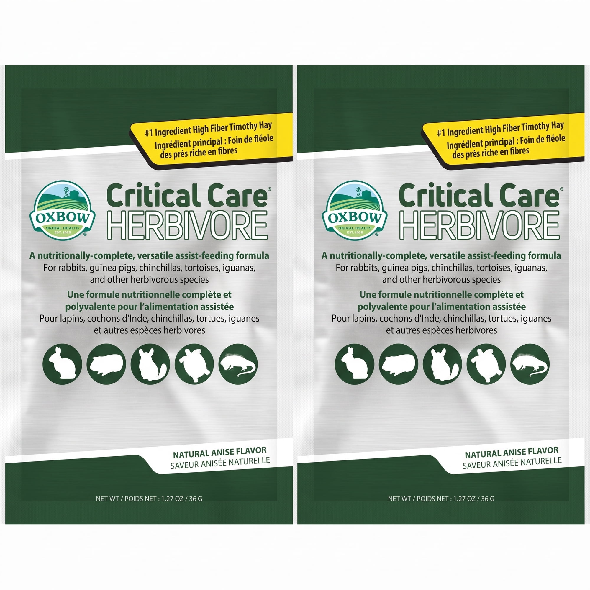 Pack X2 UN - ALIMENTO RECUPERACION CRITICAL CARE ANIS 36 GR