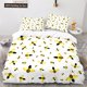 thumbnail image 1 of x480 Bed SheetsBee Duvet Cover Set Watercolour Painting Cartoon Cute Wildlife Comforter Cover For Kids Girl Polyester Bedding Set 3-Piece Bedding Set (1 Duvet Cover + 2 Pillow Shams) nj480, 1 of 5