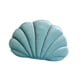 thumbnail image 1 of Almohada De Felpa Con Forma De Concha Marina Con Temática Oceánica Rellena De Algodón PP Para Silla, Color Azul, 1 of 5