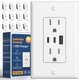 thumbnail image 1 of Paquete de 12 enchufes USB Amico, 3 puertos, 30 W, 15 A, con 2 de tipo C y 1 de tipo A, 1 of 7