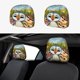 thumbnail image 1 of Puffin Rock Funda Protectora Universal para Reposacabezas de Coche, Funda Elástica para Reposacabezas de Asiento de Auto, Funda de Tela Antipolvo, Accesorios de Interior 2 Piezas, 1 of 6