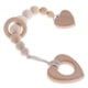 thumbnail image 3 of Baby Dummy Holder Clips de chupete Cadenas de chupete Corazón de cuentas de madera de dibujos animados, 3 of 5