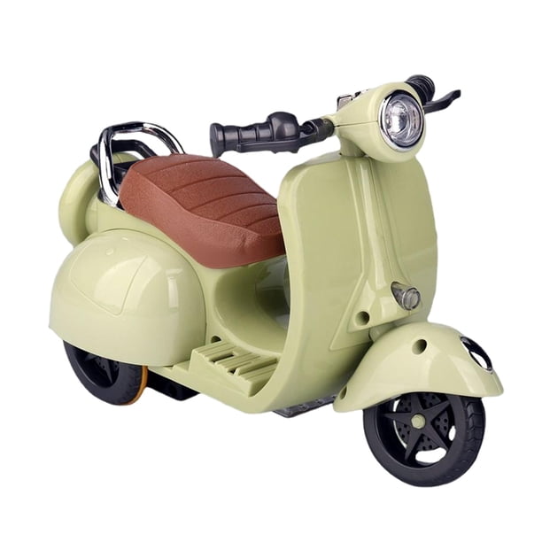 Motocicleta acrobática giratoria de 360 degree, accesorios para hámster, juguetes eléctricos para mascotas, juguete de baile de dibujos animados, suministros para mascotas, motocicleta Verde