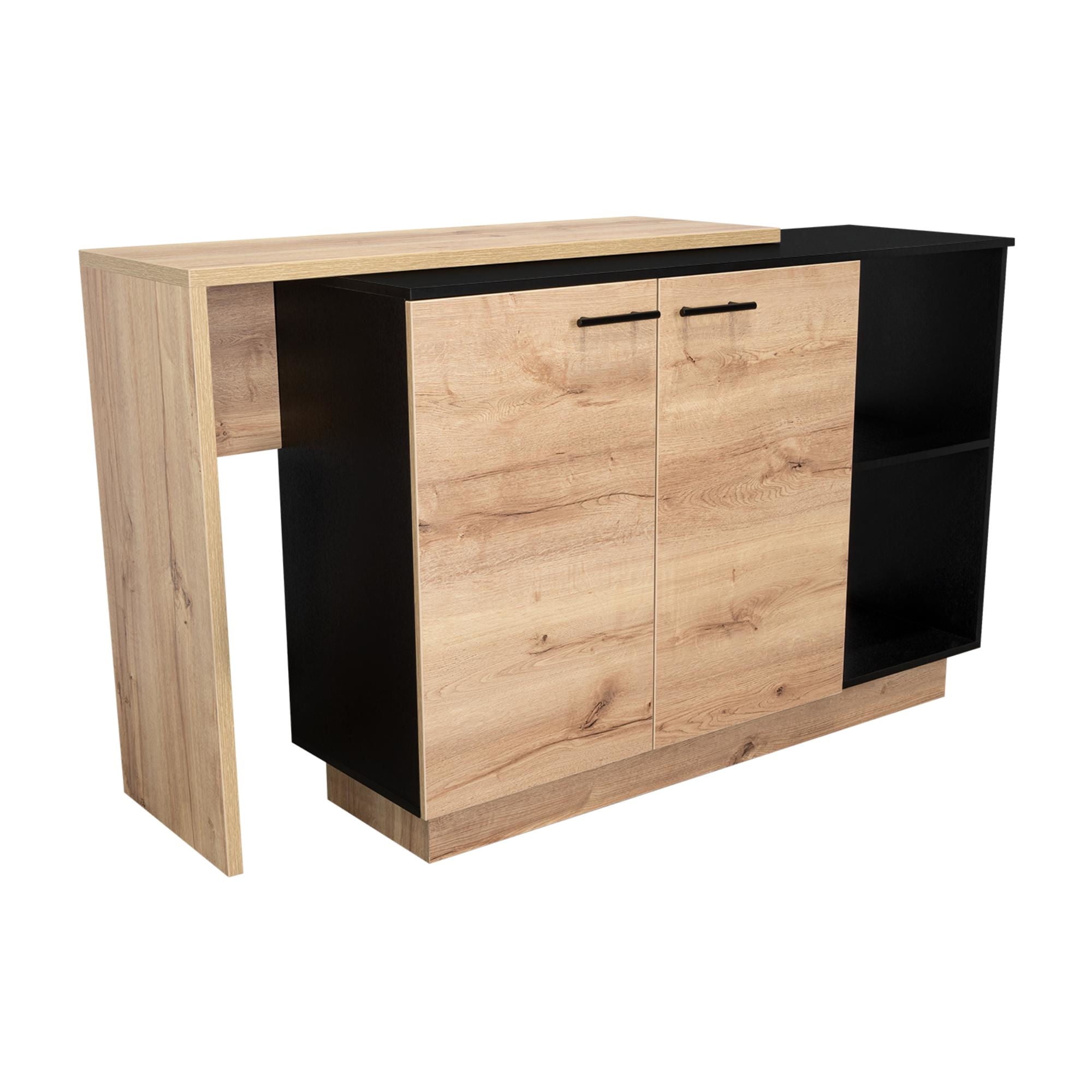 Tuhome - Isla De Cocina Sicilia 2 Puertas Duna - Wengue