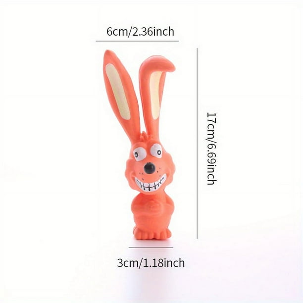 Dog Toys Rabbit Shaped Dog Latex Chew Toy Durable Dog Molar Toy Pet Dog Interactive Toy Pet Toys
