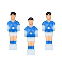 Ioensy - 3 Uds., Mesa De Fútbol Para Hombres, Jugador Deportivo Para Familia, Futbolín, Conjunto De Reemplazo Para Hombres, Azul